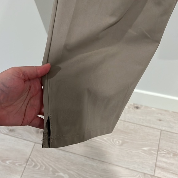 Joie Open Leg Drawstring Tie Waist Pant in a Grey Beige Color NWT Women’s XL - Picture 7 of 8